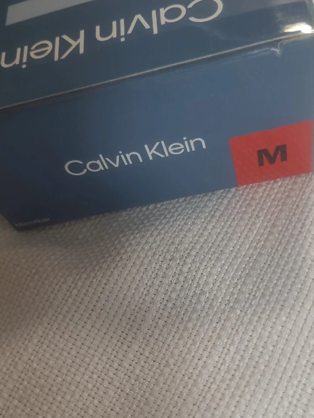Calvin Klein Men's 3-Pack Microfiber Boxer Briefs Size Medium Black/Blue/Teal